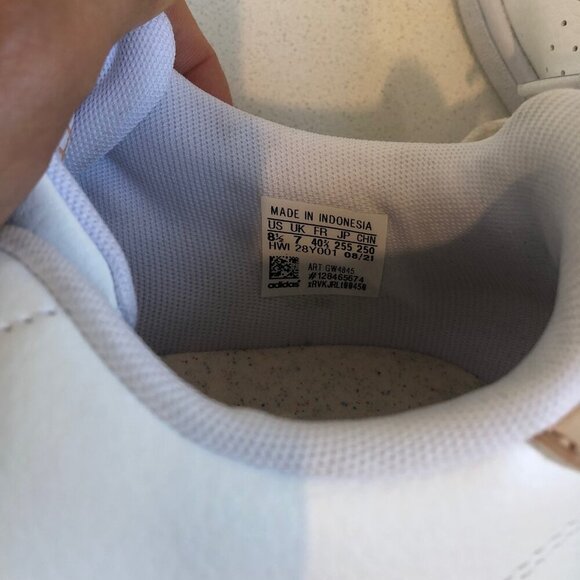 Adidas Women Advantage Cloud White - GW4845 Size 8 1/2 - Picture 4 of 5